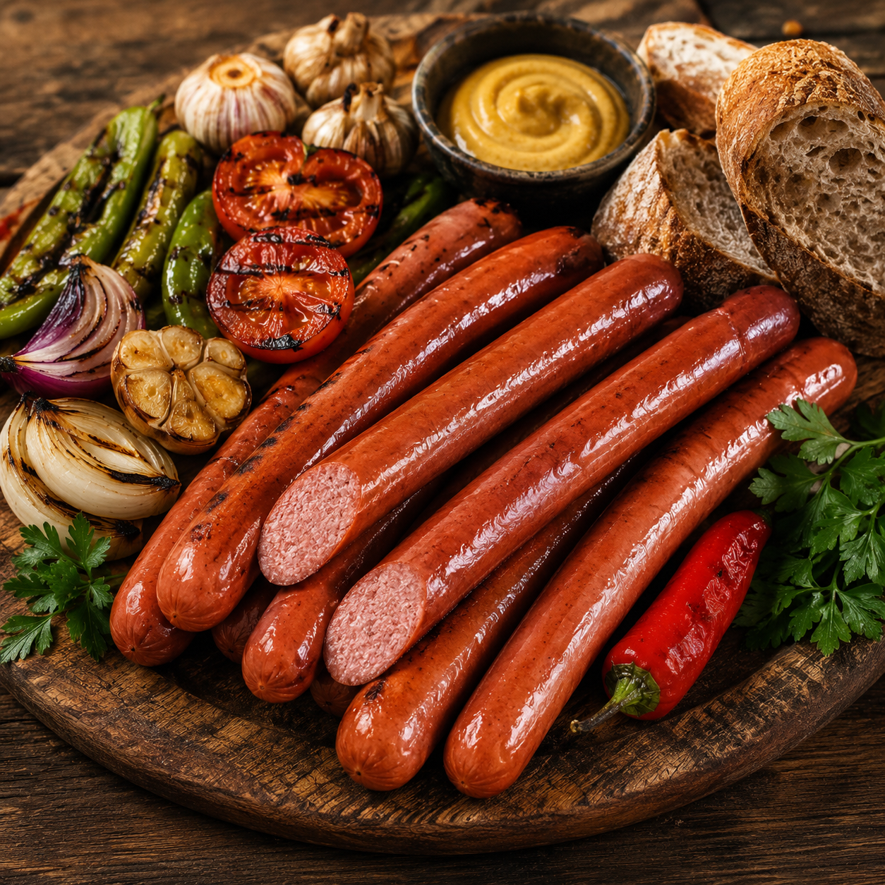 Magyaros Grillkolbász