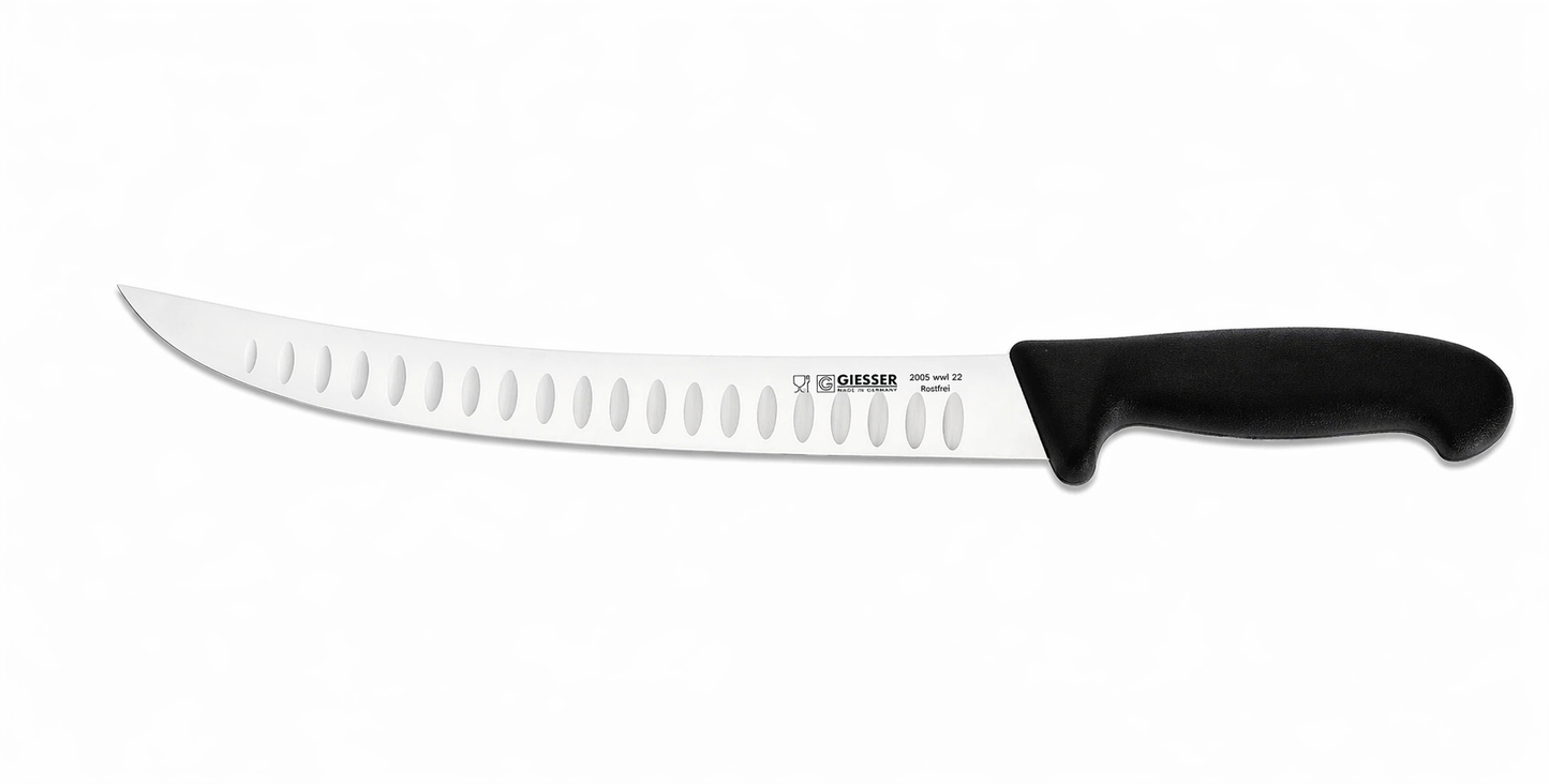 GIESSER ivelt pengéjű szeletelő kivágó pikkelyeskés 22cm | 2005-wwl-22